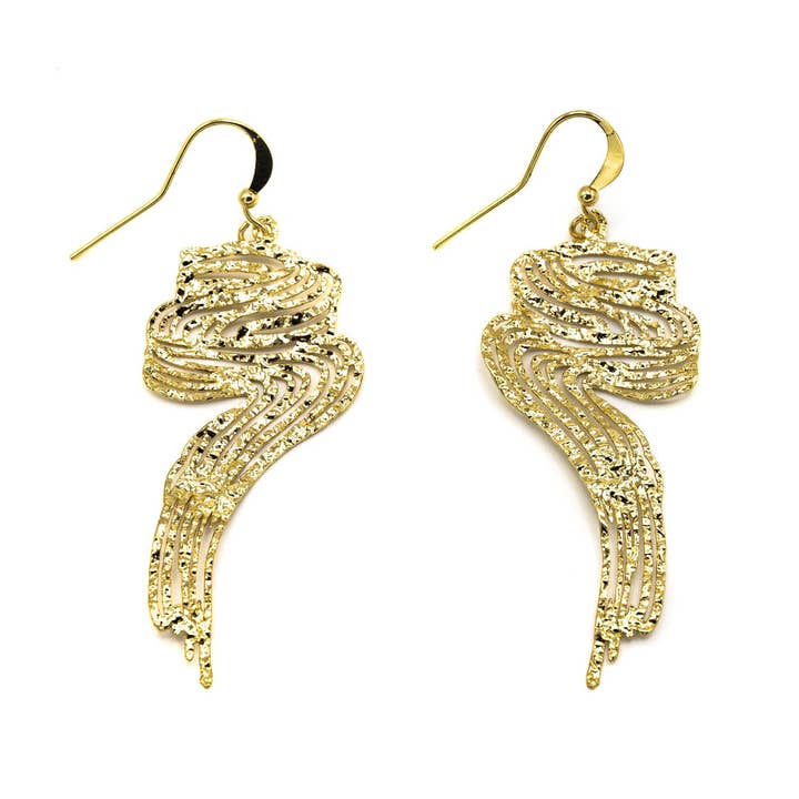 Scratch earrings for wholesale by KLK