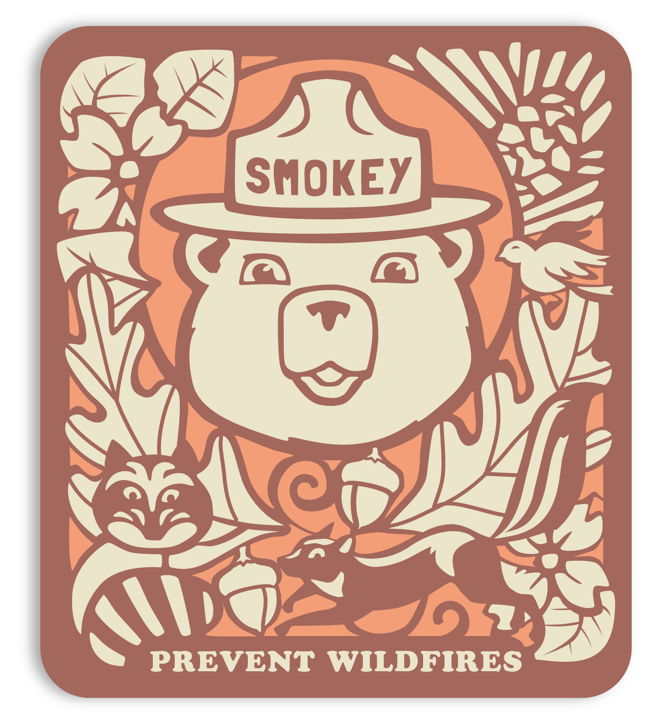 The Landmark Project - Wholesale Sticker - Prevent Wildfires Sticker1