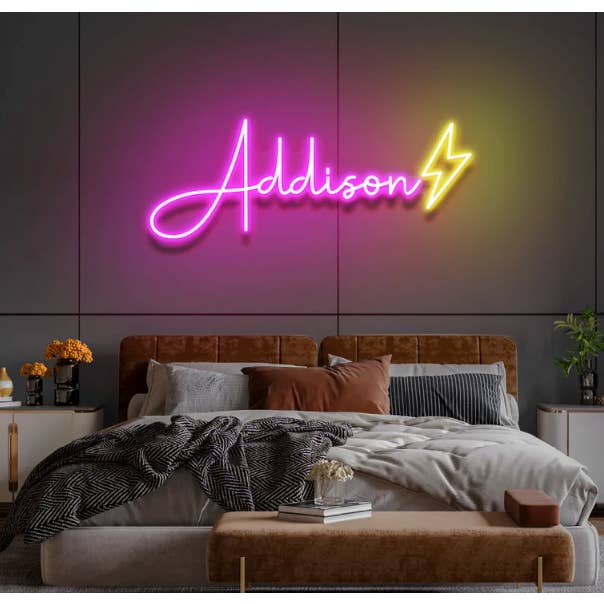 Glow Neon - Wholesale Neon Sign - Custom Name Neon Sign, Personalize Name for Decor and Gifts