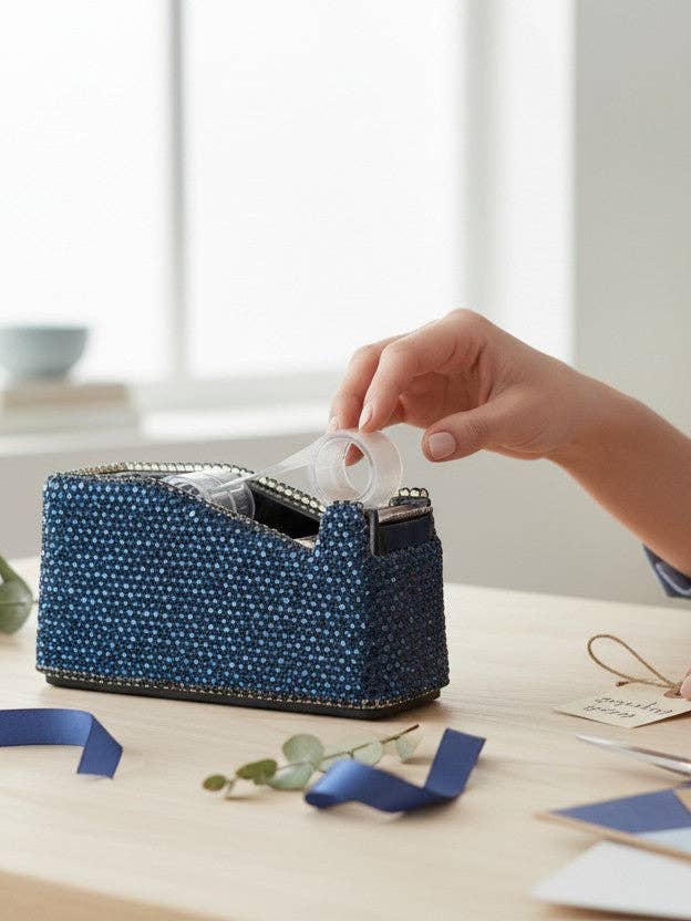 Handmade Rhinestone Tape Dispenser for wholesale by Ole