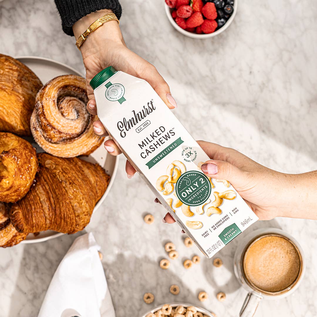 Elmhurst 1925 - Vente Boisson végétale - Lait de cajou non sucré, 32oz [lot de 6]4