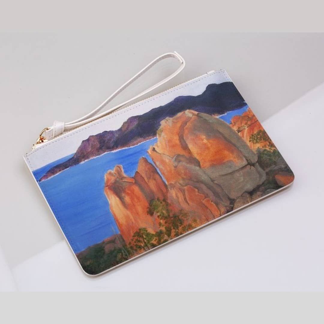 Mountainscape Clutch Bag for wholesale by LanRetro