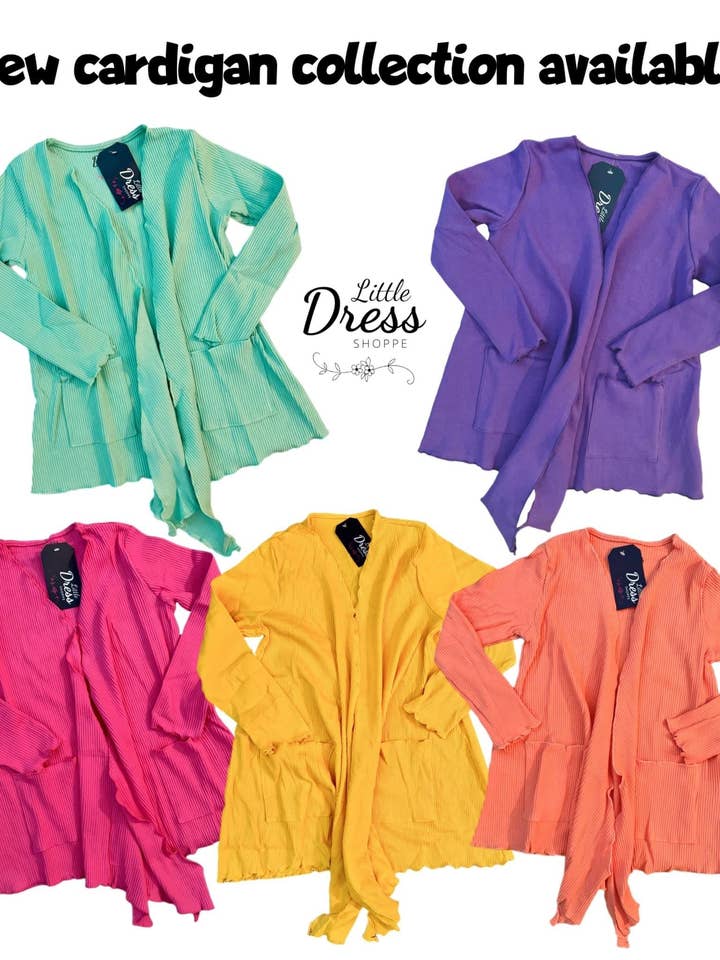 Back to School Cardigans for wholesale by Little dress shoppe