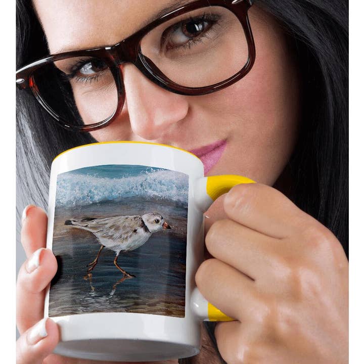 3dRose - Wholesale Coffee Mug - 3dRose, Plover Bird on beach, Mug1