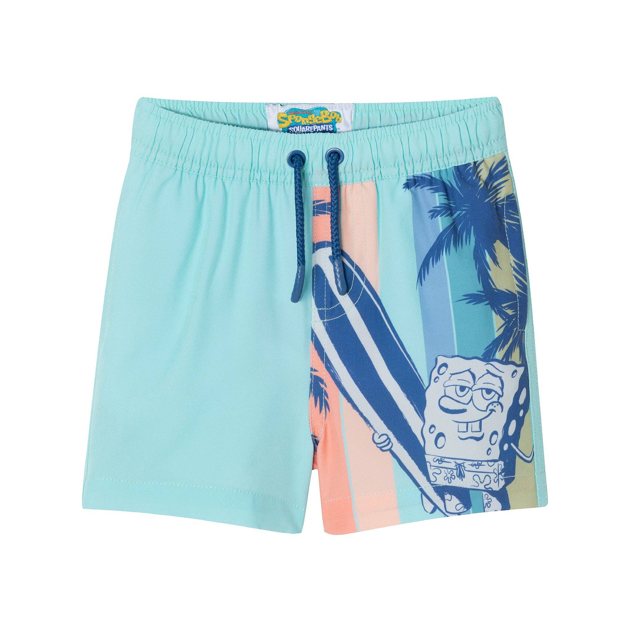 Navy SpongeBob SquarePants™ x Andy & Evan® | Infant (9-24M) Chill Surf Rash Guard Set for wholesale on Faire4