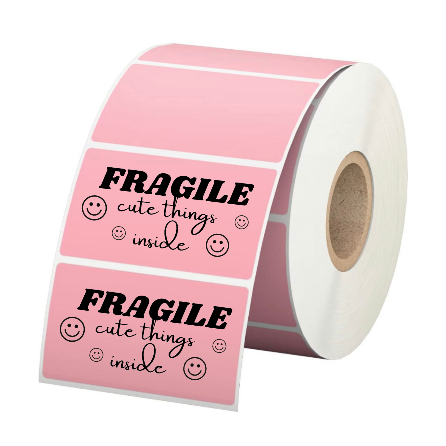 Unknown Designs - Wholesale Sticker - 500 Fragile cute things inside packaging label stickers0