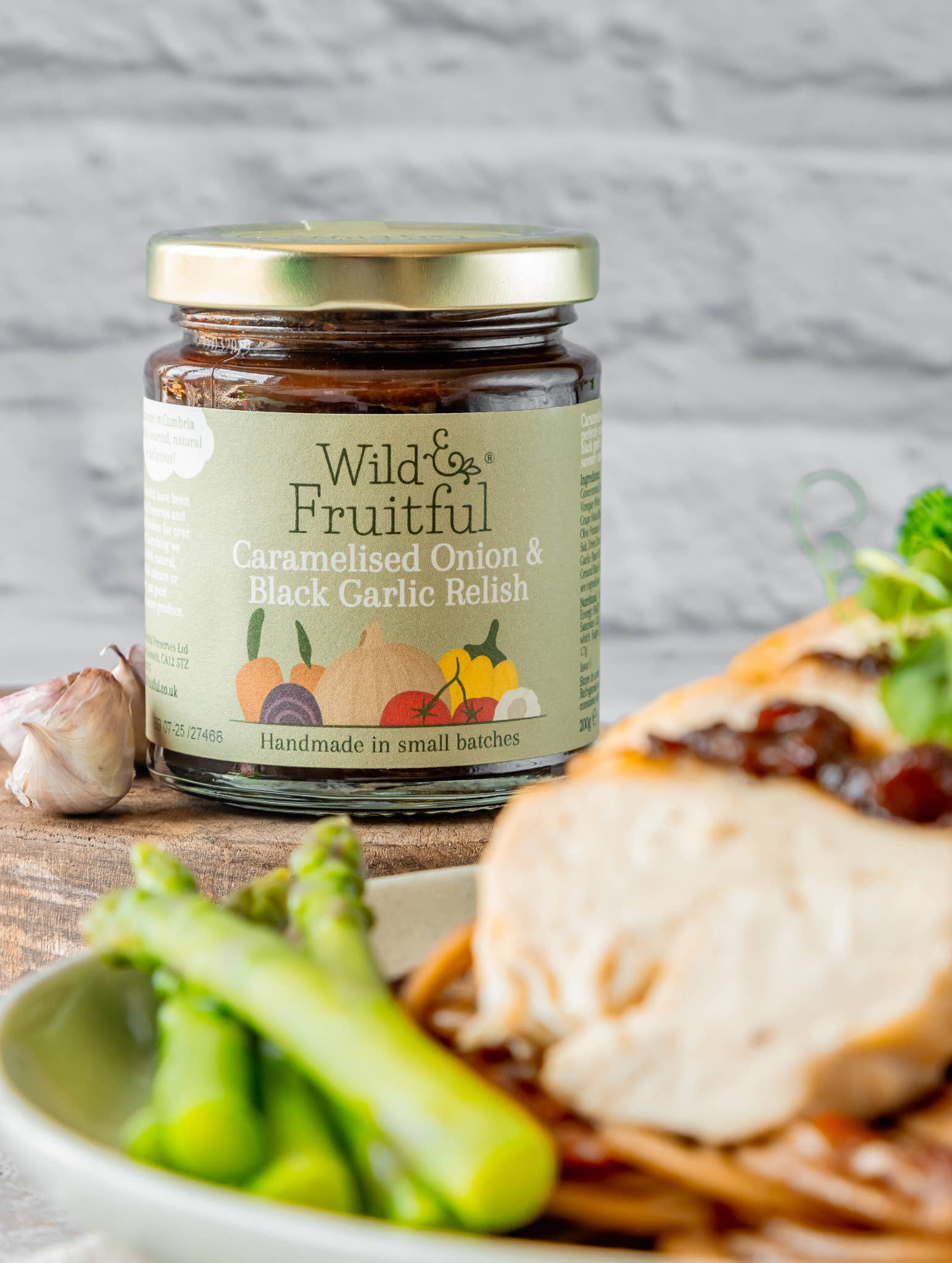 Wild and Fruitful – wholesale Relish – Caramelised Onion & Black Garlic Relish2