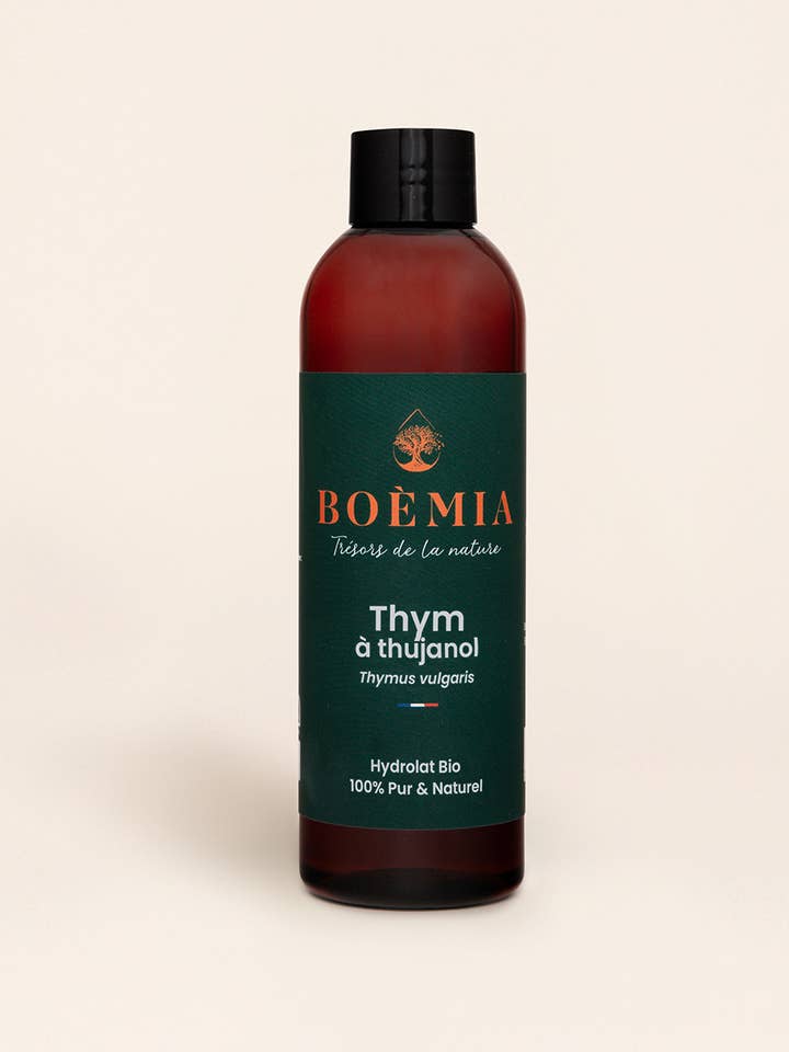 Thyme hydrosol with organic thujanol for wholesale by Boèmia - Trésors de nature
