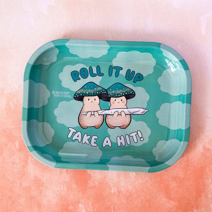 Vassoio per Rollare Funghi Stoner - Rollalo, Fai un Tiro per la vendita all'ingrosso da parte di Crescent Sun Studio
