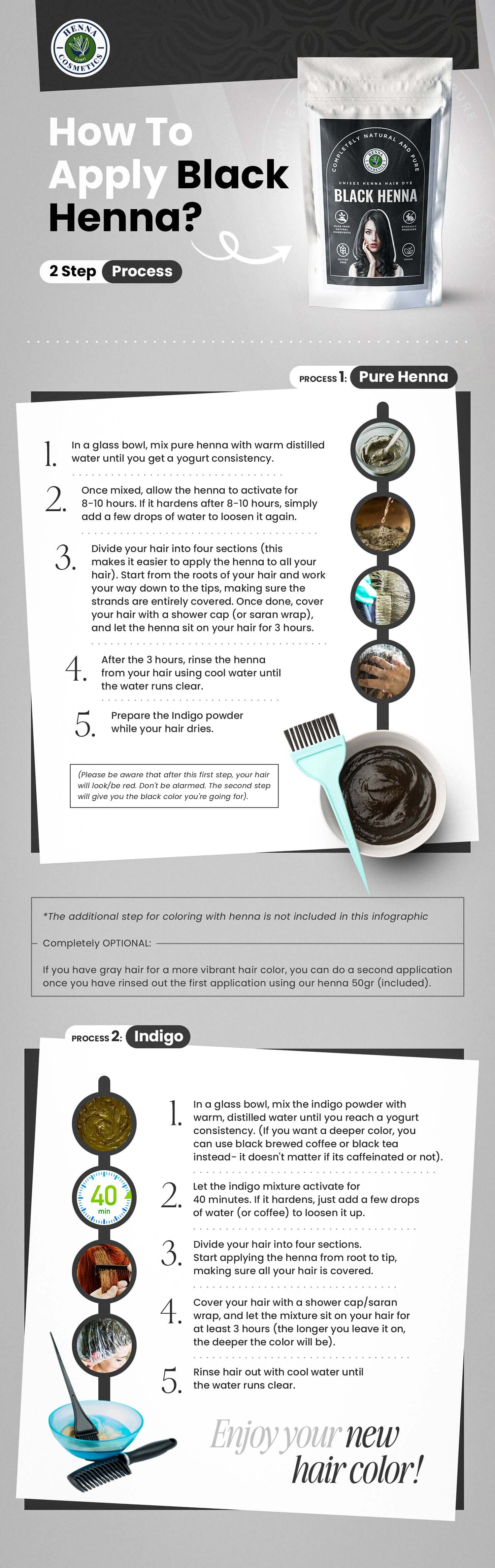 Henna Cosmetics Cypri - Wholesale Hair Dye - Natural Hair Dye  Mixes | 200 Grams (7.05 oz.) + 50 Grams (1.76 oz.) of Pure Henna | 100% Natural Hair Coloring7