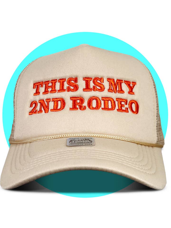 Limitierte Auflage Das ist mein zweiter Rodeo Trucker Hut für den Großhandel von Trash Flowers Trucker Hats