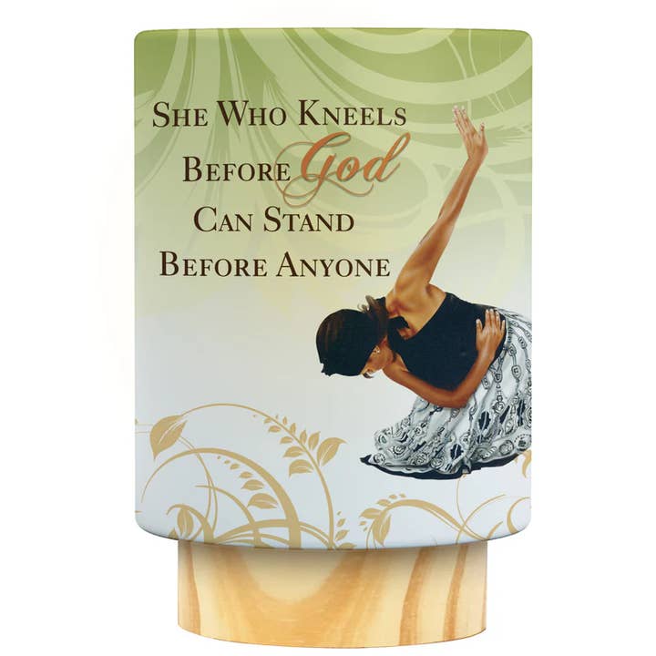 African American Expressions - Wholesale Flameless Candle - She Who Kneels LED Candle