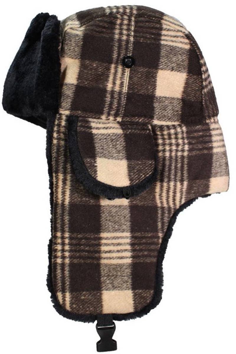 SURTIDO Gorro Glen Plaid con forro de piel térmica de venta al por mayor en Faire7