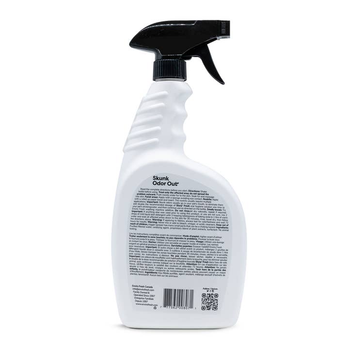 Enviro Fresh – wholesale Pet supplement – Cat/dog – Skunk Odor Out by EnviroFresh For Pets - Skunk Odor Remover