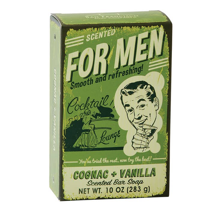 San Francisco Soap / Man Bar Soap - Wholesale Bar Soap - Men's - Cognac Vanilla for Men Bar