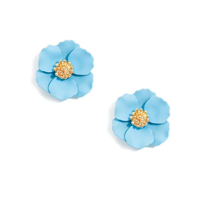 ZENZII Jewelry - Wholesale Stud/Post Earrings - Mini Hand Painted Floral Stud Earring6