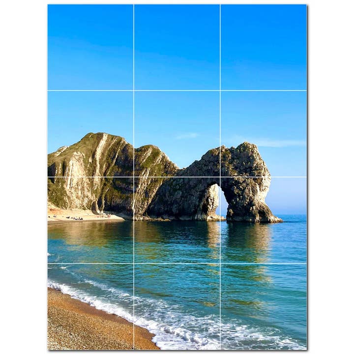 Carrelage en céramique de plage, carrelage mural en céramique PT500051 pour la vente par Picture-Tiles.com