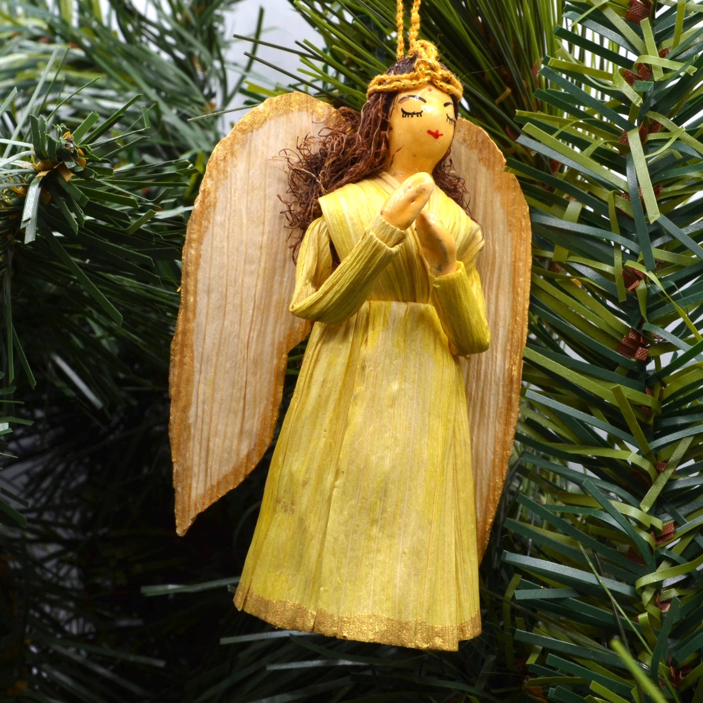 Didi Bahini Fair Trade - Wholesale Decorative Figurine - Corn Husk Angel9