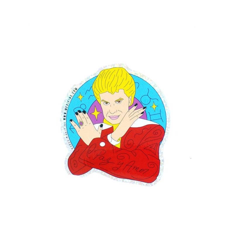 PARTIMEWORKS - Vente Autocollant - Walter Mercado Horoscope Autocollant 3"3