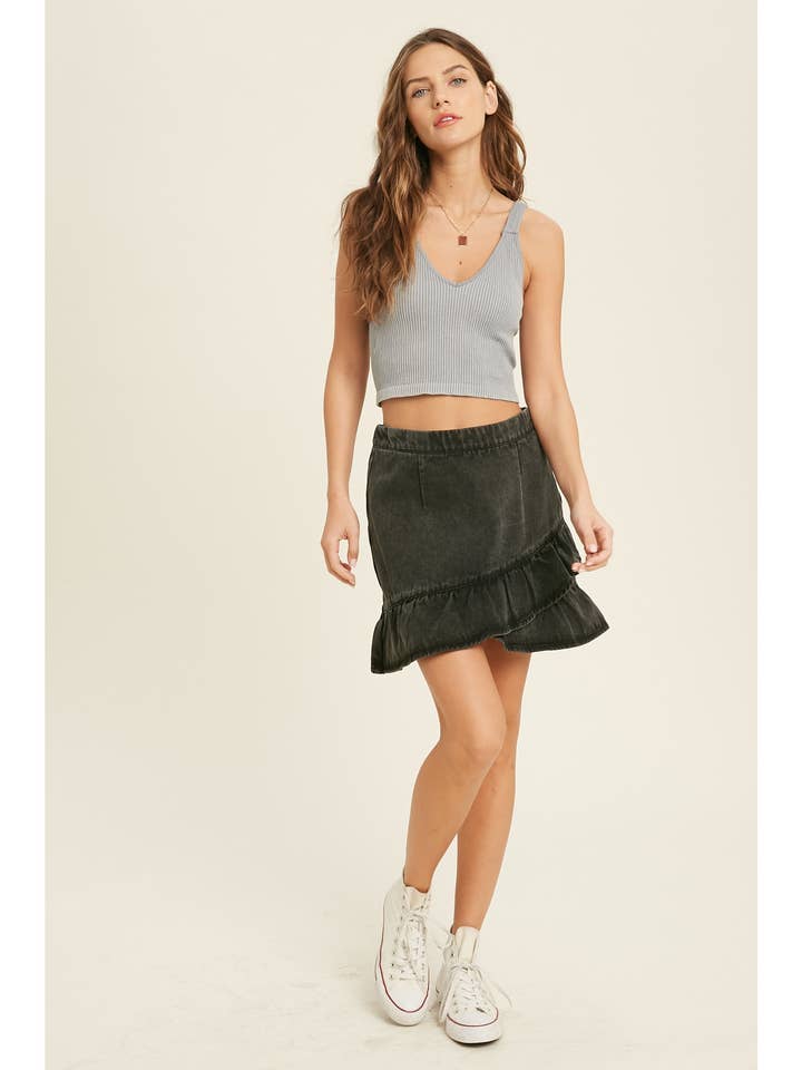 Wishlist Apparel - Wholesale Bralette - Women's - SEAMLESS RIBBED BRALETTE / WL20-498829