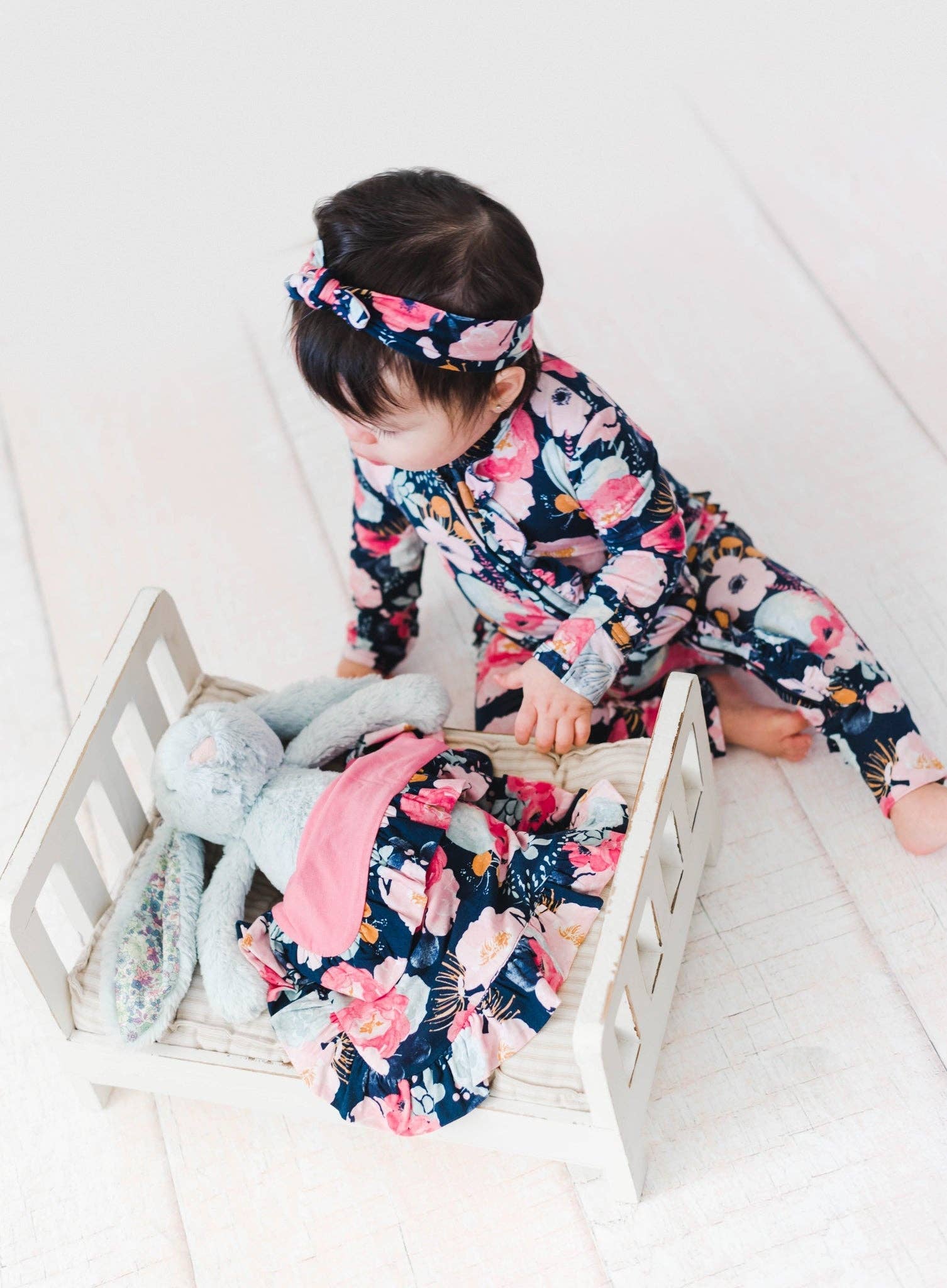 Gigi and Max - Wholesale Fashion Headband - Baby - Dakota Floral Topknot Headband5