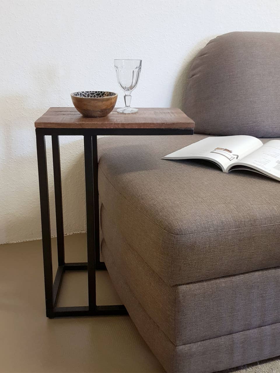 Voglrieder - Wholesale Side Table - Side table sofa table laptop table C-table 40x60x25 cm Liv7