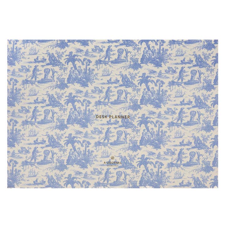 A-Journal Stationery - Wholesale Planner - A-Journal Deskplanner - Toile de Jouy