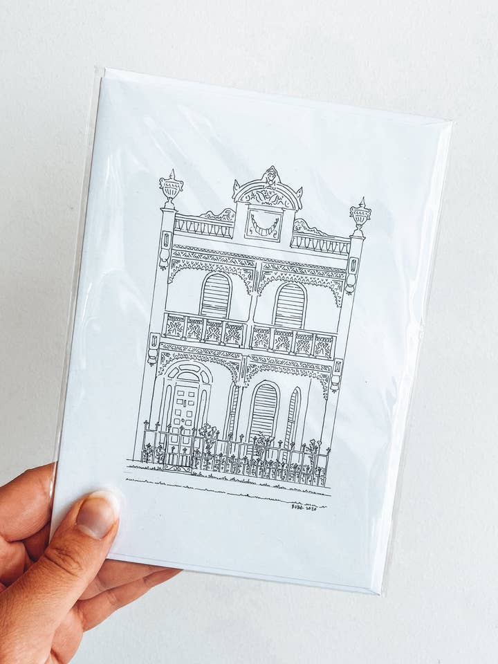 Tarjeta de felicitación «Canterbury» para venta al por mayor de Goldie & Bee