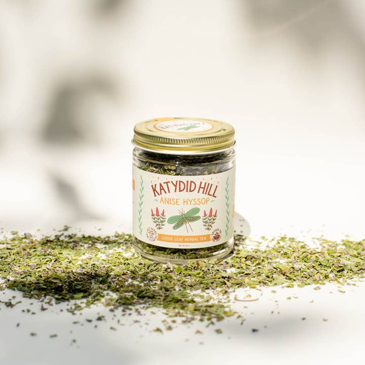 Katydid Hill Farm - Wholesale Loose Tea - Anise Hyssop Tea - organic loose leaf herbal tea