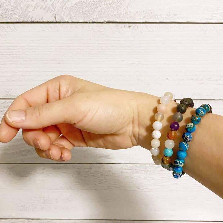 Lava Bead Bracelet for wholesale by tollys