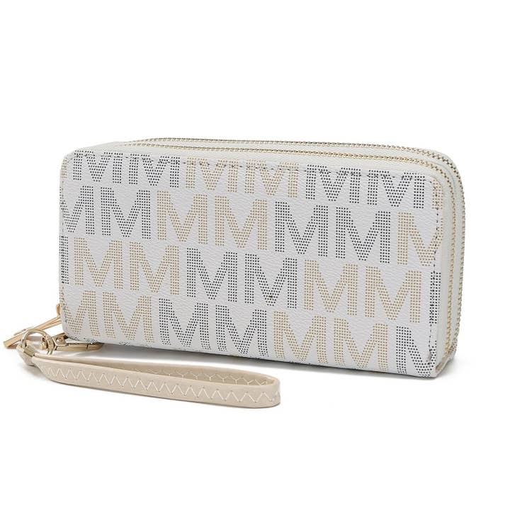 MKF Collection – Carteira - Mulher por atacado – Bolsa de Pulseira Hofstra M Signature Wallet para Mulher da Mia K5