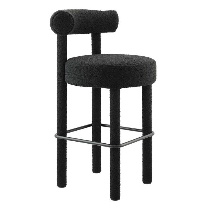 Toulouse Boucle Fabric Bar Stool for wholesale by Modway