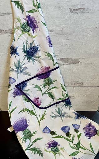 Dublin Gift Company - Wholesale Apron - Samuel Lamont Scotish Thistles Cotton Apron1
