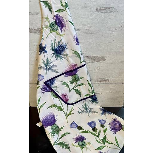 Dublin Gift Company - Wholesale Apron - Samuel Lamont Scotish Thistles Cotton Apron1