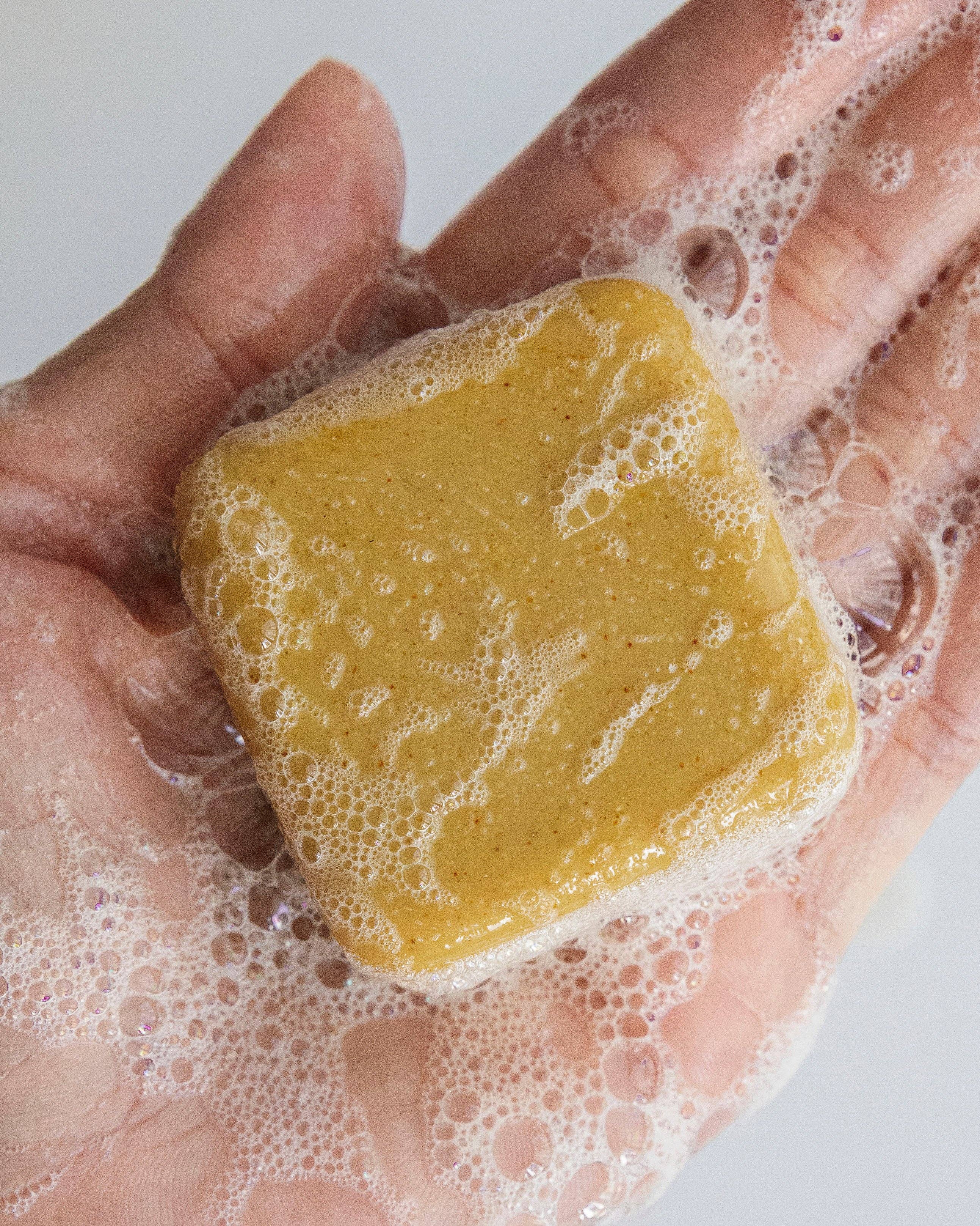 Relaxcation - Wholesale Bar Soap - Kojic Acid Cold Process Soap - Mango Scent (3-pack)2