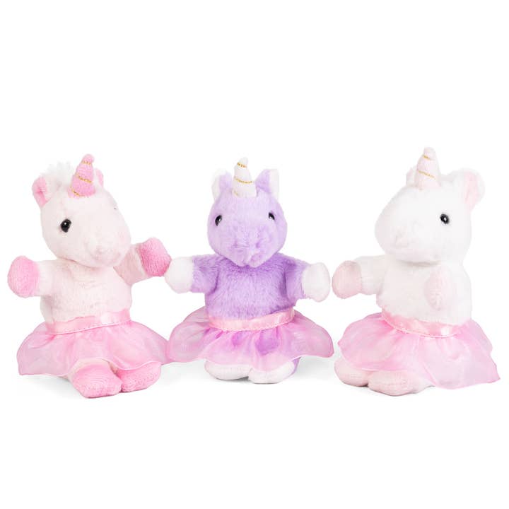 Little Living Nature Play Unicorn Tutu Animal Plush for wholesale by Keycraft