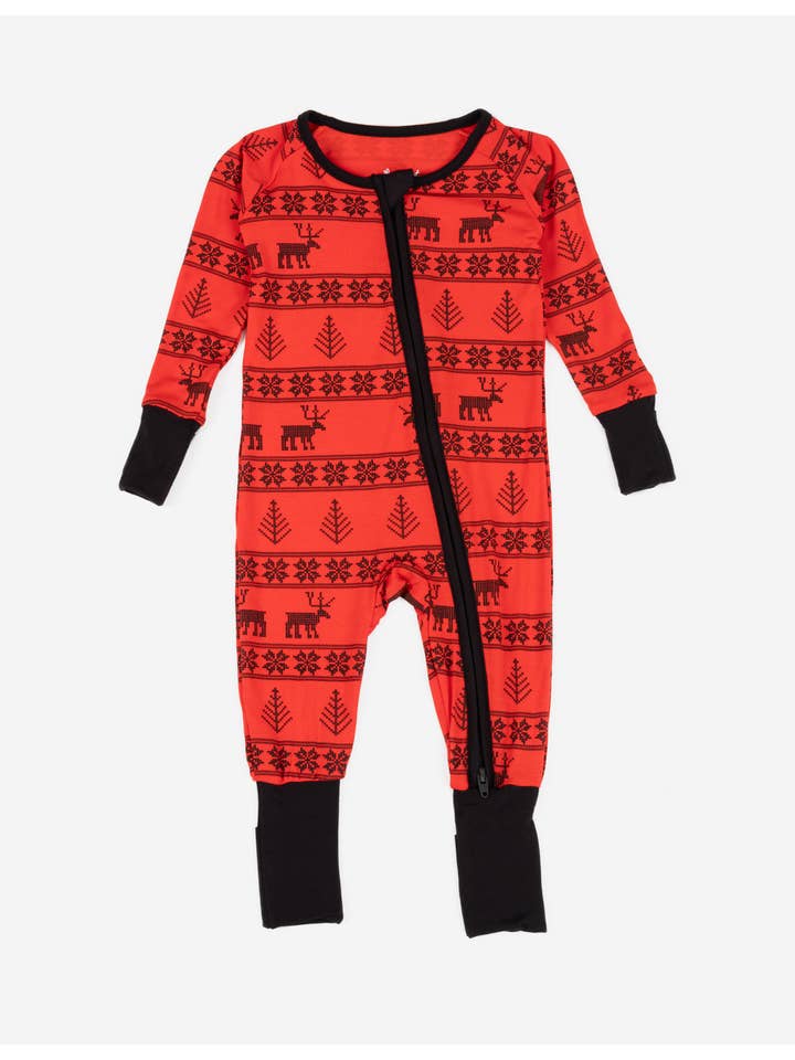 Leveret Pajamas – wholesale Sleepsuit – Baby – Baby's Footed Bamboo Pajamas - Baby Pajamas - Bamboo