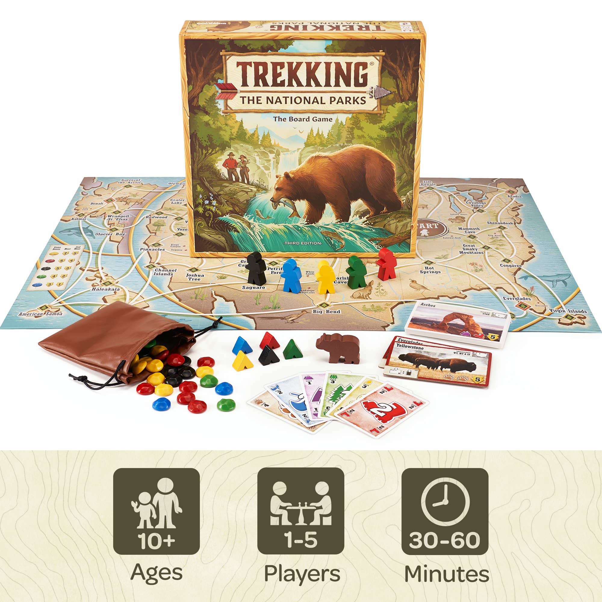 Underdog Games - Wholesale Board Game - Trekking the National Parks (3rd Edition)5