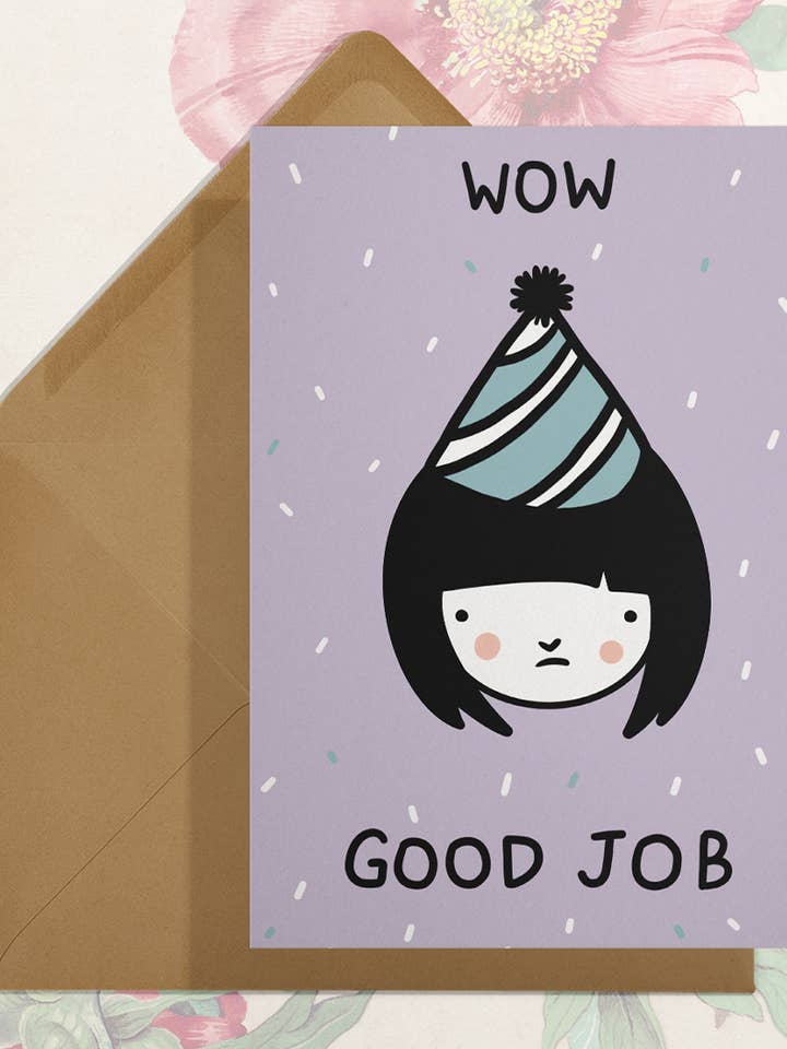 Good Job card for wholesale by Stay Home Club