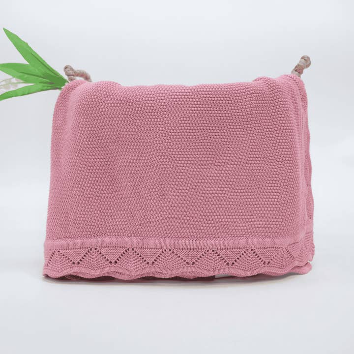 SwaddleAn - Wholesale Milestone Blanket - Kids & Baby - Heirloom Lacing Baby Blanket - 100% Cotton15