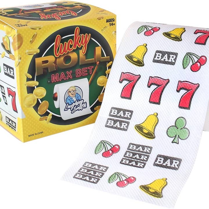 Smith Brands - Wholesale Prank/Gag Gift - Lucky Roll Max Bet Novelty Toilet Paper - Casino TP
