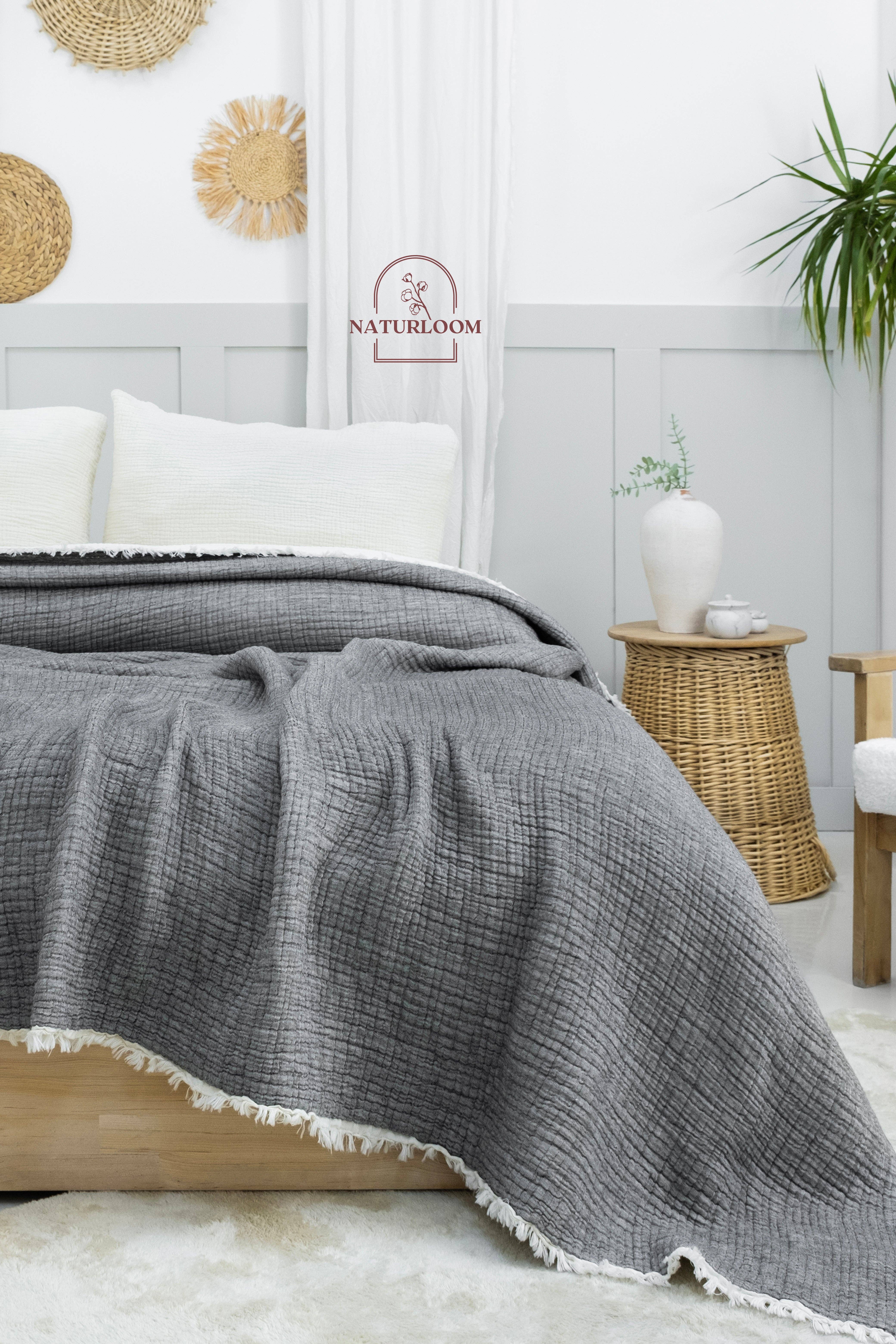 Naturloom - Wholesale Quilt - 6 Layer Organic GOTS Certified Muslin Quilt - Natural Comfort, Breathable & Cozy Year Round5