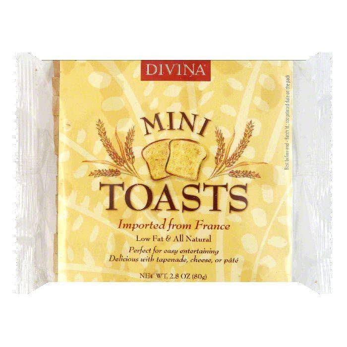 KeHE Distributors, LLC - Wholesale Cookie - Divina Mini Toasts, 2.82 OZ