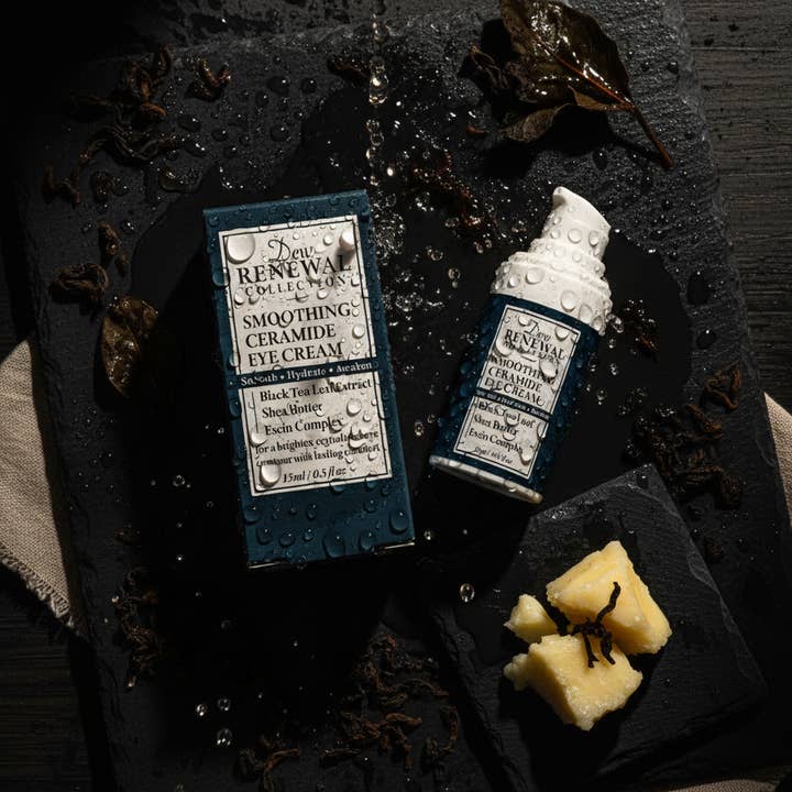 IVY & ONYX | Step 4: Smoothing Ceramide Eye Cream | Dew Renewal Collection for wholesale by IVY & ONYX