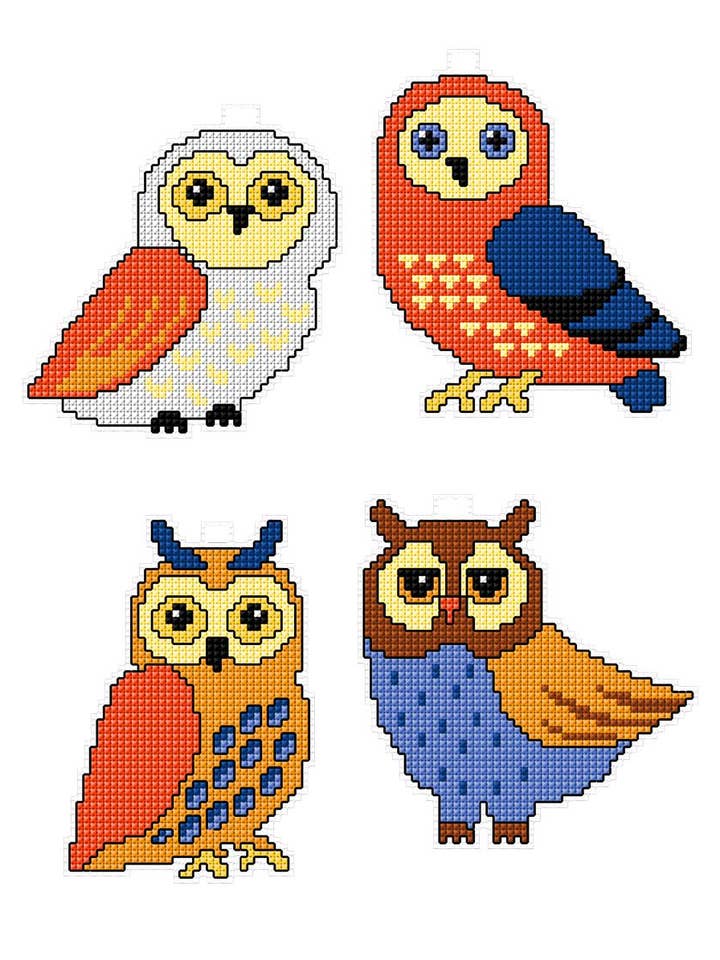 Owls 110CS Counted Cross-Stitch Kit for wholesale by Wizardi