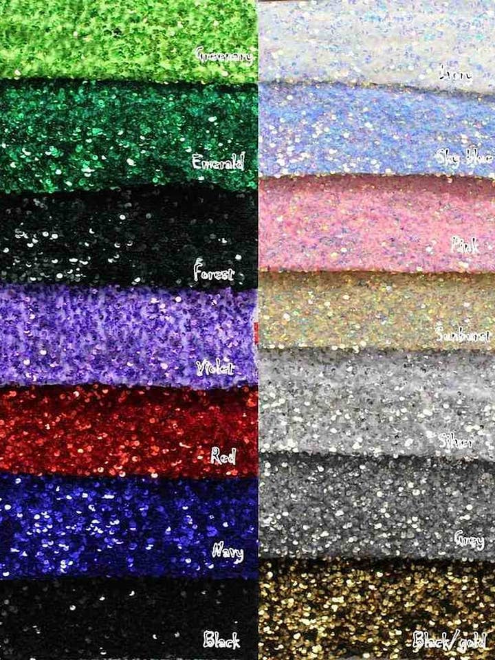 Tissu en velours stretch à sequins, matière pailletée en spandex, largeur 48 pouces (122 cm) | Arts et loisirs créatifs pour la vente par Fabrics Star