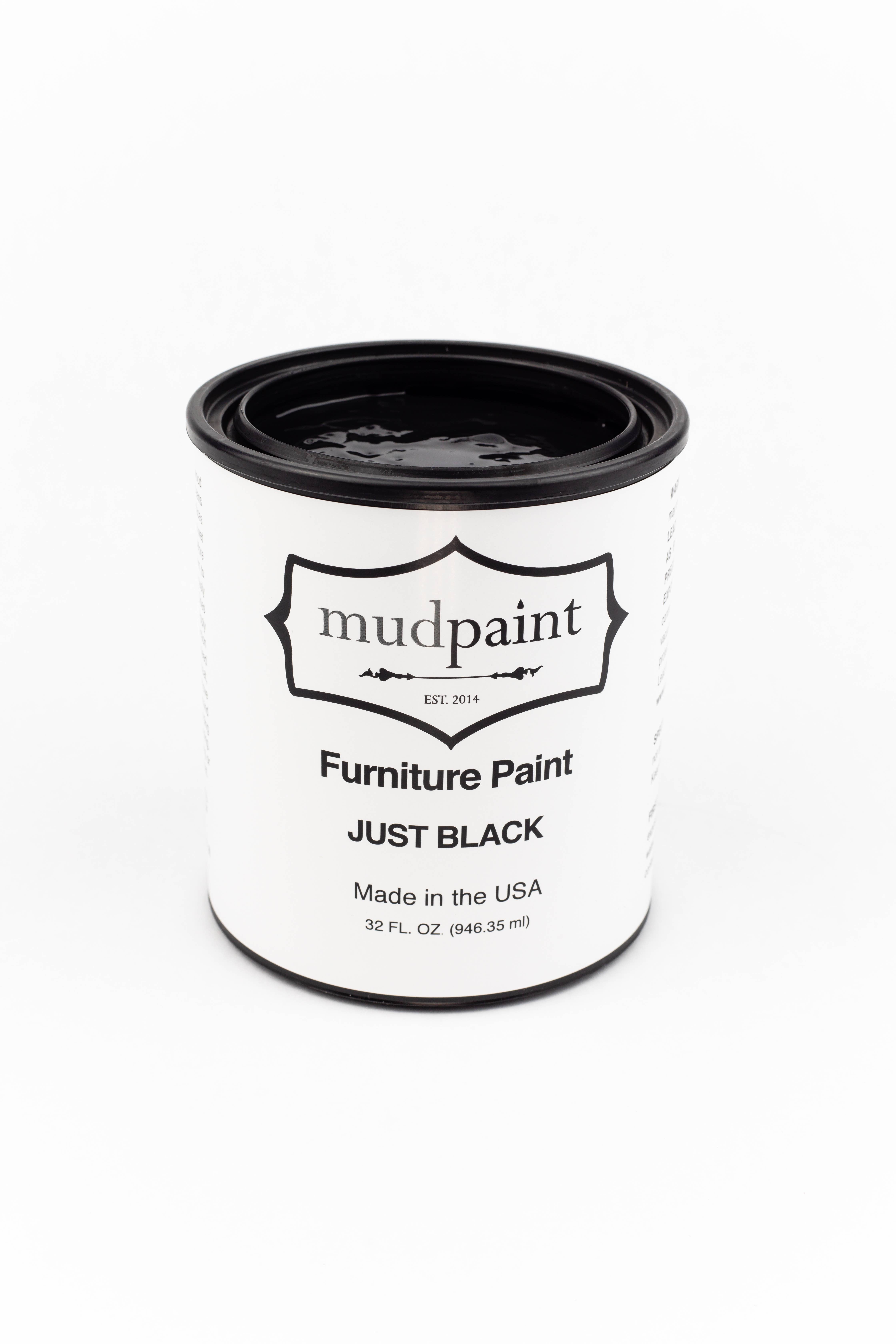 MudPaint – wholesale Paint set – Just Black - MudPaint Clay Furniture Paint0