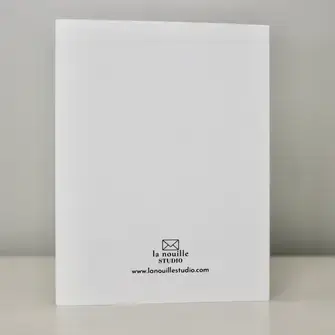 la nouille studio - Wholesale Baby Card - welcome, sweet pea new baby greeting card2