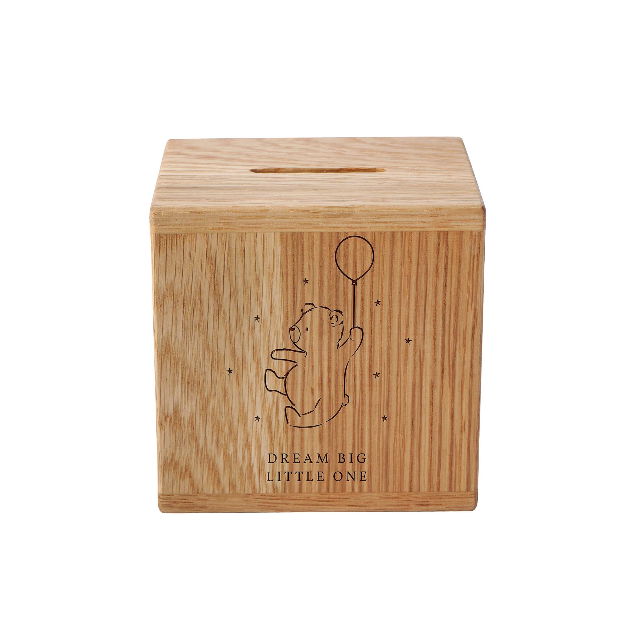 CGB Giftware - Vente Tirelire - Enfant et bébé - Tirelire en chêne « Dream Big, Little One »1