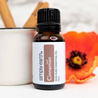 Organic Cinnamon Leaf Essential Oil 15ml for wholesale by Simply Earth